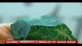 Colombia, presentato lo smeraldo più grande del mondo