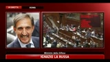 La Russa: voto fiducia ha raffreddato entusiasmo della sinistra