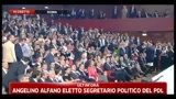 3 - Nomina Alfano segretario PDL: serve nuovo inizio per il partito