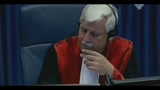 04/07/2011 - Strage Srebrenica, Mladic cacciato dall'aula tribunale Aja