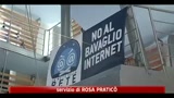 Web, a Roma manifestazione contro la delibera dell'AgCom