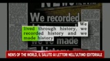 News of the world, il saluto ai lettori nell' ultimo editoriale