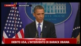 1 - Debito USA, Obama: è il momento di affrontare il problema