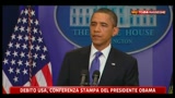 4 - Debito USA, Obama: voglio trovare una soluzione