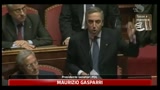 Manovra, fiducia al Senato: Gasparri e Finocchiaro