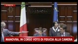 Manovra, in corso voto di fiducia alla Camera