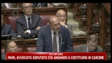 20/07/2011 - Papa, avvocato: deputato sta andando a costituirsi in carcere