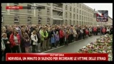 25/07/2011 - Norvegia, un minuto di silenzio per ricordare le vittime delle stragi