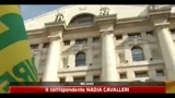 Crisi, Coldiretti protesta con maiali a Piazza Affari