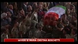 Funerale Tobini, dolore di familiari e commilitoni