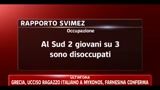 Occupazione, al Sud 2 giovani su 3 sono senza lavoro
