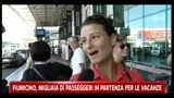 30/07/2011 - Fiumicino, migliaia di passeggeri in partenza per le vacanze