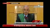 03/08/2011 - Mubarak in barella al processo a suo carico