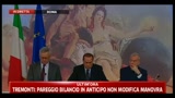 05/08/2011 - Tremonti: non cambiamo impianto, anticipiamo tempistica