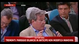 05/08/2011 - Siparietto Berlusconi - Tremonti