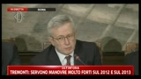 6 - Tremonti: accorpare sulla domenica festività non religiose