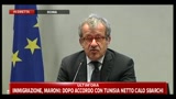 15/08/2011 - 3 - Conferenza sicurezza, Maroni: finché in Libia c'è guerra impossibile prevenire immigrazione
