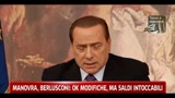 15/08/2011 - Manovra, Berlusconi: ok modifiche, ma saldi intoccabili