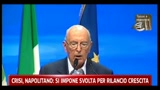 21/08/2011 - Crisi, Napolitano, si impone svolta per rilancio crescita