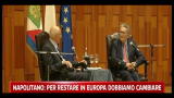 Napolitano: per restare in Europa dobbiamo cambiare