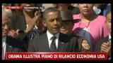 Obama illustra piano di rilancio economia USA