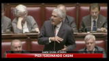 Casini: governo irresponsabile, rischio Grecia