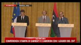 15/09/2011 - Conferenza stampa Sarkozy e Cameron con i leader del CNT
