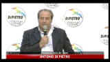 Di Pietro: aperto ai centristi ma loro siano chiari