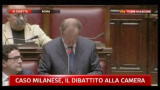Caso Milanese, dibattito alla Camera: Silvano Moffa