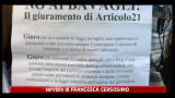 Intercettazioni e blog,la protesta davanti al Pantheon