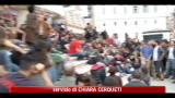 Proteste indignati, traffico in tilt a Roma