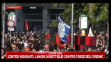 Corteo Indiganti, carica forze dell'ordine