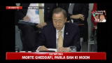 20/10/2011 - Morte Gheddafi, parla Ban Ki Moon