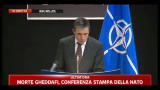 21/10/2011 - Morte Gheddafi, conferenza stampa della Nato