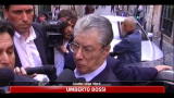 Crisi governo, parla Bossi