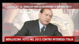 Berlusconi: voto 2012 contro interessi Italia