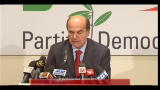 Bersani: ringrazio Napolitano per l'attenzione e l'impegno