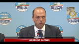 Alfano: questo è l'unico governo possibile
