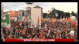 Piazza S Giovanni stracolma per il Pd