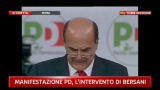1- Manifestazione Pd, intervento di Bersani