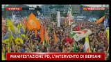 2-Manifestazione Pd, intervento di Bersani