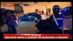 12/11/2011 - L' arrivo di Berlusconi al Quirinale, le urla della piazza