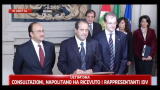 Consultazioni, IDV: intervento Di Pietro