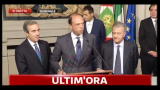 13/11/2011 - Consultazioni, Pdl: nostra disponibilità per governo Monti