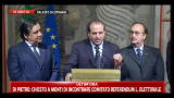 14/11/2011 - Consultazioni, Di Pietro: il buongiorno e il mattino....