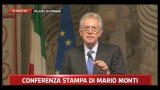 Conferenza stampa di Mario Monti