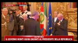 Il governo Monti giura davanti al Presidente Repubblica