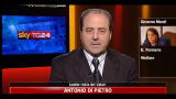 16/11/2011 - Governo Monti, Di Pietro: l'IDV dà la fiducia