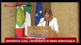 Università Luiss, intervento di Emma Marcegaglia