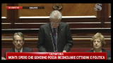 2- Mario Monti: il programma presentato al Senato